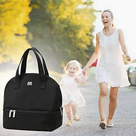 Дорожня термосумка для мам Travel bag BLACK SV227