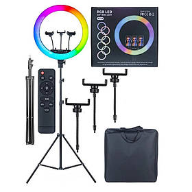 Кільцева лампа RGB LED Soft Ring Light 45 см MJ18 iC227