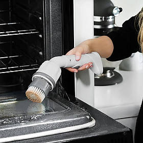 Електрична бездротова щітка Clorox ScrubTastic Max для прибирання плитки та кахлю + 2 насадки SV227