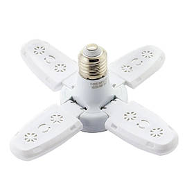 Лампочка складана світлодіодна 4 лопаті E27 KK-202 Mini fan blade bulb iC227