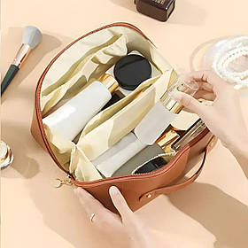 Містка дорожня косметичка MAKE UP BAG Brown iC227