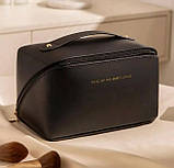 Містка дорожня косметичка MAKE UP BAG Black SV227, фото 6