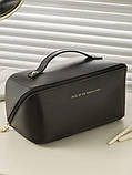 Містка дорожня косметичка MAKE UP BAG Black SV227, фото 7