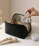 Містка дорожня косметичка MAKE UP BAG Black SV227, фото 9