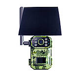 Автономна мисливська камера A8 4G із сонячною панеллю нічним баченням та датчиком руху PIR портативна, фото 3