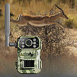 Автономна мисливська камера A8 4G із сонячною панеллю нічним баченням та датчиком руху PIR портативна, фото 8