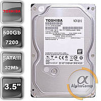 Жесткий диск 3.5" 500Gb Toshiba DT01ACA050 (32Mb 7200 SATAIII) БУ