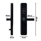 Розумний дверний замок (2 ключі + 2 карти), від батарейок / Смарт-замок / Електронний замок на двері, фото 10