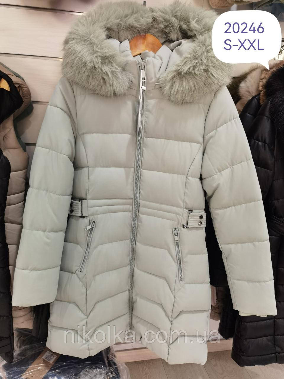 Куртка утеплена жіноча оптом, Egret, S-2XL рр., арт. 20246