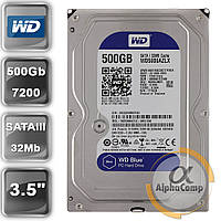 Жесткий диск 3.5" 500Gb WD WD5000AZLX (32Mb 7200 SATAIII) БУ