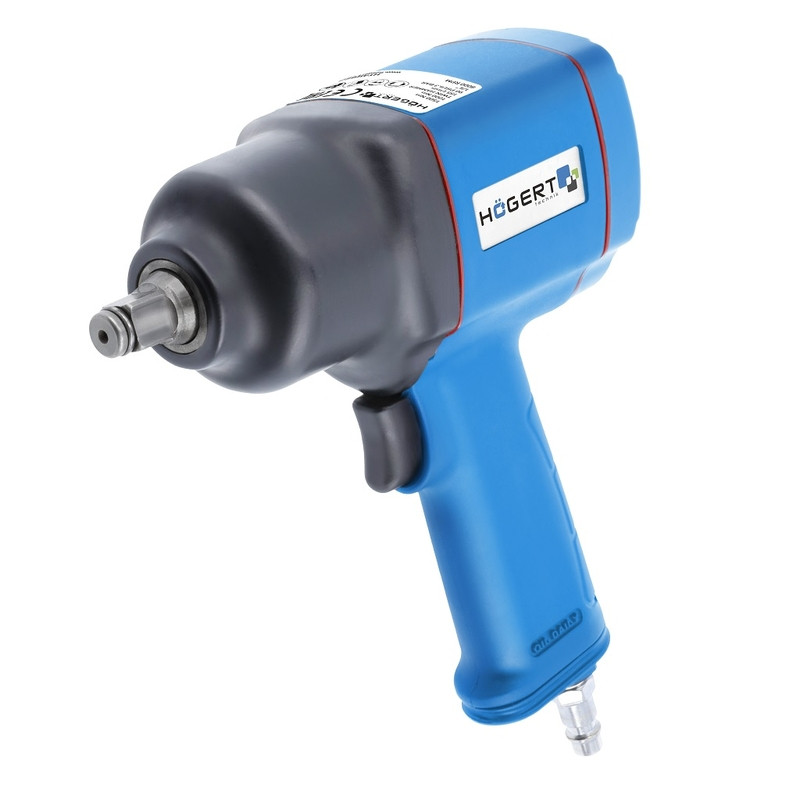 Гайковерт пневматичний ударний 1/2", 1500 Нм HOEGERT 1/2" (HT4R623)