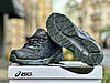 Чоловічі кросівки Asics Gel NYC Black Gore-Tex (Чорні) Взуття Асікс Гель Нук ГорТекс замшеві вставки демісезон, фото 6
