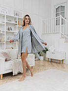 Домашній комплект халат та пеньюар, фото 5