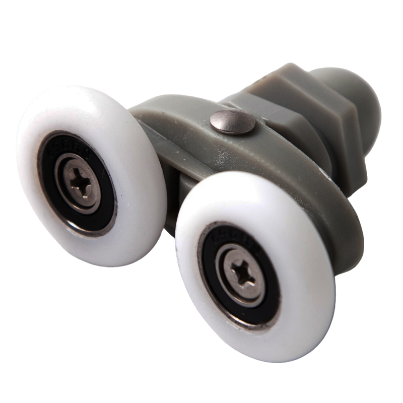 Ролик для душової кабіни Ango 10009 верх низ 25 мм подвійний, фото 1