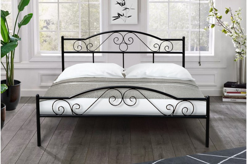 Металеве ліжко Регіна Мікс меблі, колір  чорний