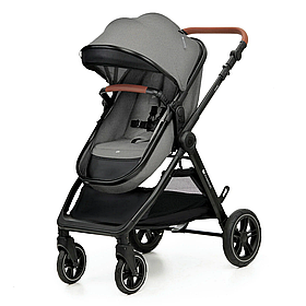 Коляска універсальна Kinderkraft Esme Moonlight Grey (складна, кошик) Сіра