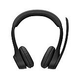 Bluetooth-гарнітура Logitech Zone 305 for Business Wireless/Bluetooth UC Black (981-001453) Чорний DS, фото 5