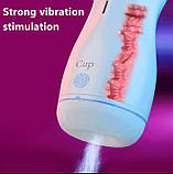 Інтерактивний мастурбатор SweetVoice з режимами вібрації та акумулятором, фото 7
