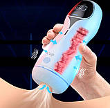 Інтерактивний мастурбатор SweetVoice з режимами вібрації та акумулятором, фото 6