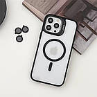 Чохол з фотодруком U1 Photo Magsafe Case для Apple iPhone 14 Pro Skull and Roses, фото 5