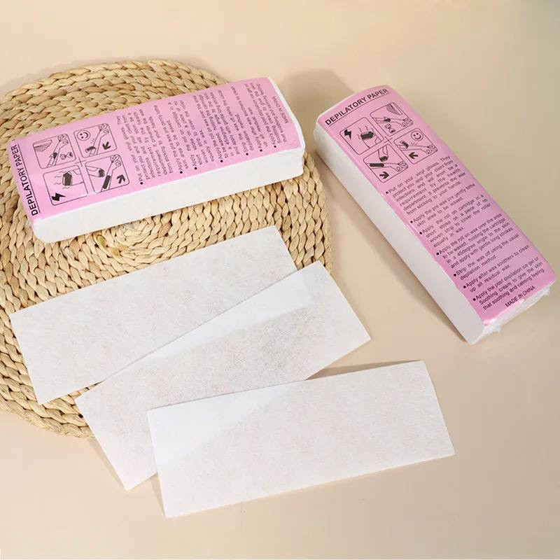 Білий папір Depilatory Paper для депіляції у смужках, 100 шт./уп.