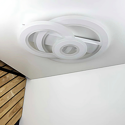 Світильник LED smart PHANTOM+пульт  Violux 120W до 20 кв.м колір Білий 220535