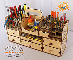Органайзер для майстерні "Майстер N 9+6" Ящик для зберігання иструмента Конструктор (OMMN 9+6)