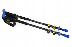 Палиці трекінгові Viking Carbo Lite Trekking (lime/blue)