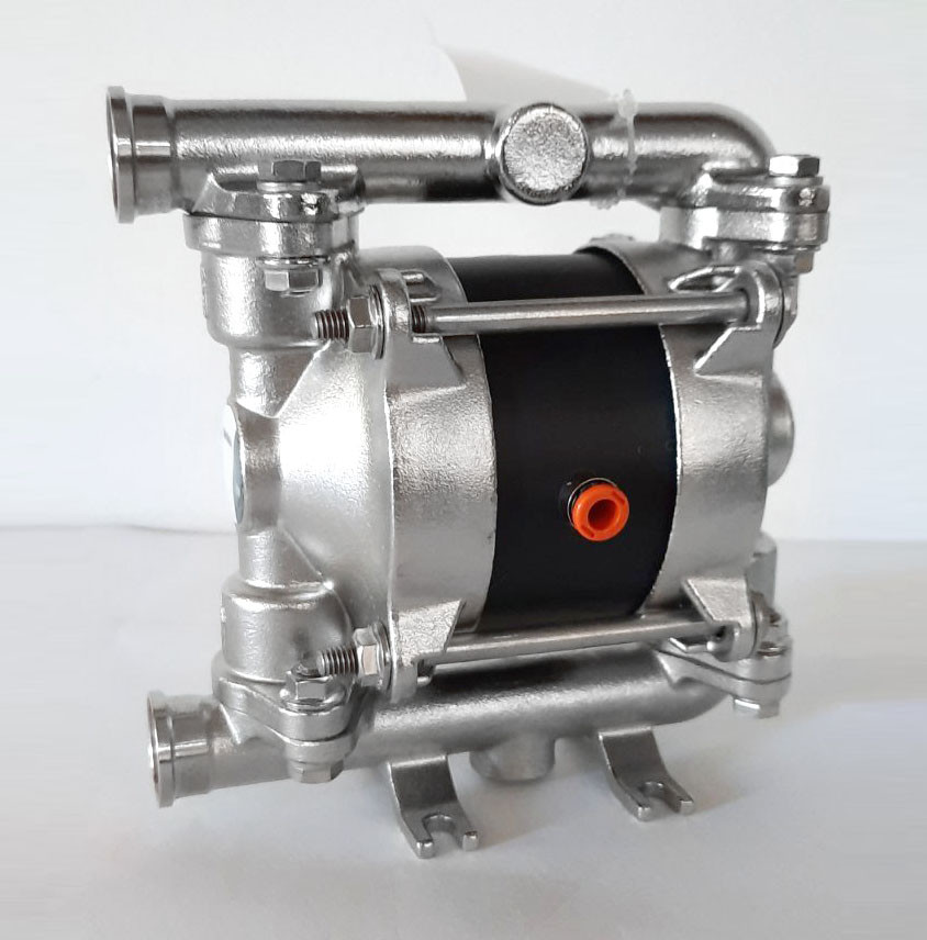 Пневматичний мембранний насос BOA Q20 AISI 316+PTFE, фото 1