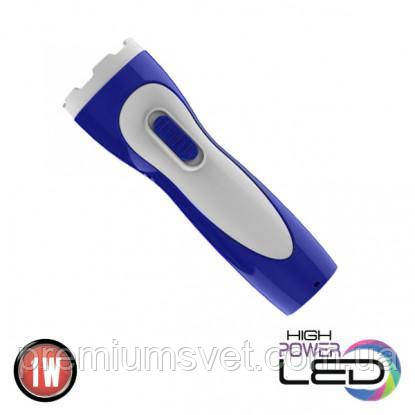 Ліхтар акум, ручний High POWER LED 1W 7000-9000K Pele-2 (0840060002), фото 1