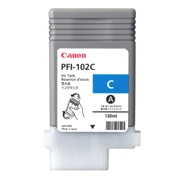 Картридж Canon PFI-102C Cyan (0896B001) для принтера iPF650, iPF700