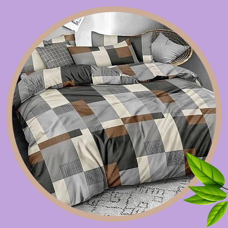 Євро постільна білизна "Фланель" 100% бавовна