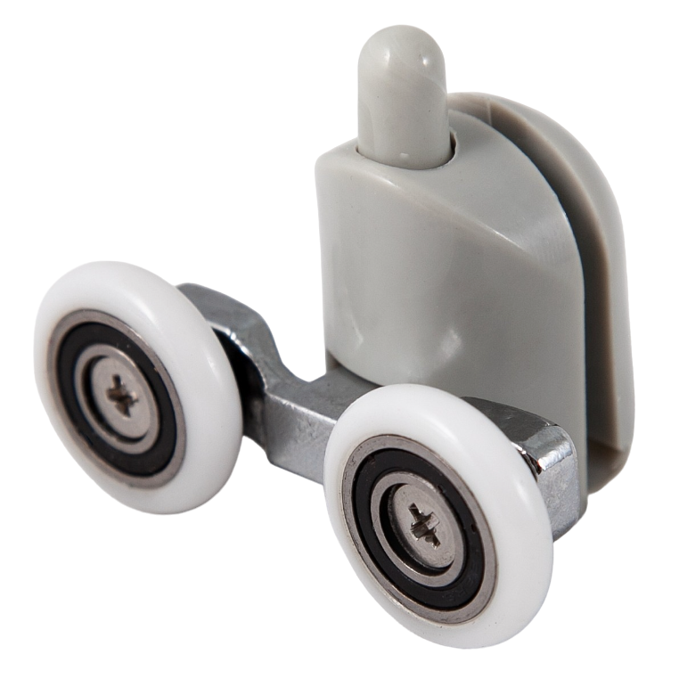 Ролик для душової кабіни Ango SW-001 down нижній 22 мм подвійний з кнопкою, фото 1