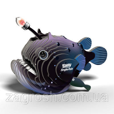 Promo Ціна! Пазл Eugy 3D Зоопарк Риба морський чорт (Вудильник) (XEG-116) - тільки на ZaGrosh.com.ua, фото 1