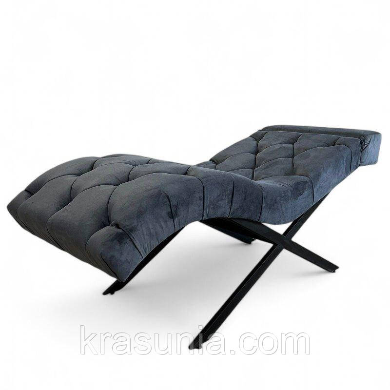 Анатомічна кушетка Mark 555-10 з гудзиками та підголівником для лашмейкерів та бровістів., фото 1