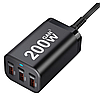 Зарядний пристрій 200W-EU 200W (1xQC3.0 100W/1xQC3.0 30W/3xUSB 18W), фото 2