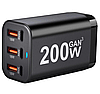 Зарядний пристрій 200W-EU 200W (1xQC3.0 100W/1xQC3.0 30W/3xUSB 18W), фото 4