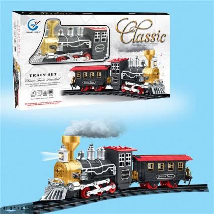Залізниця BK Toys 803-1 на батарейках, з димом