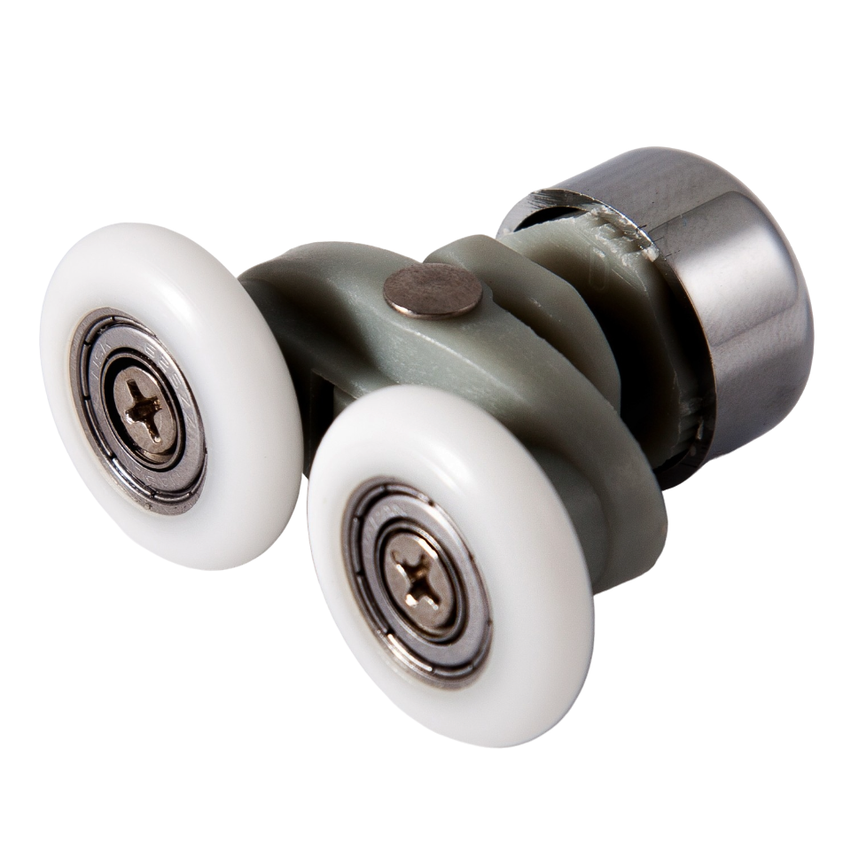 Ролик для душової кабіни Ango 10010 верх низ 25 мм подвійний, фото 1