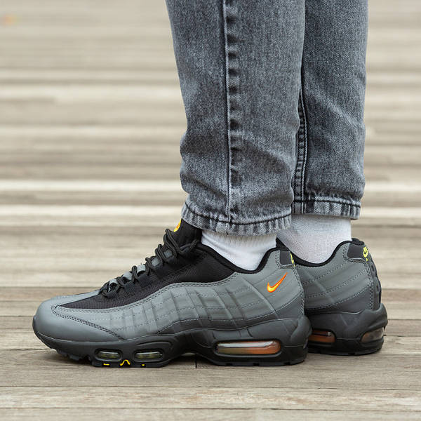 Nike Air Max 95 Grey Black Orange 95 Krosonavtik 2385323597