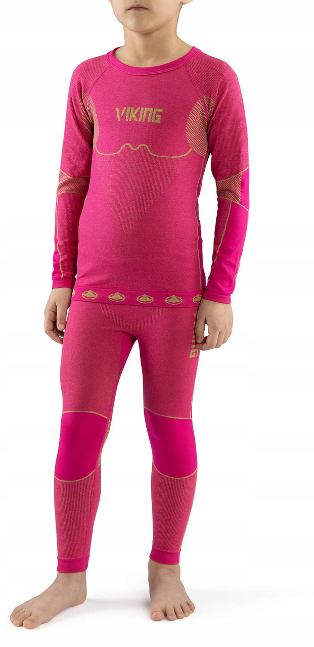 Термобілизна дитяча Viking Riko (kids set) (fuchsia, 116-128), фото 1