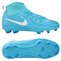 Дитячі бутси Nike Phantom Luna II Club FG/MG Junior FJ2601-400, Синій, Розмір (EU) — 35