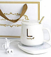 Підставка для підігріву напоїв Heater Cup біла