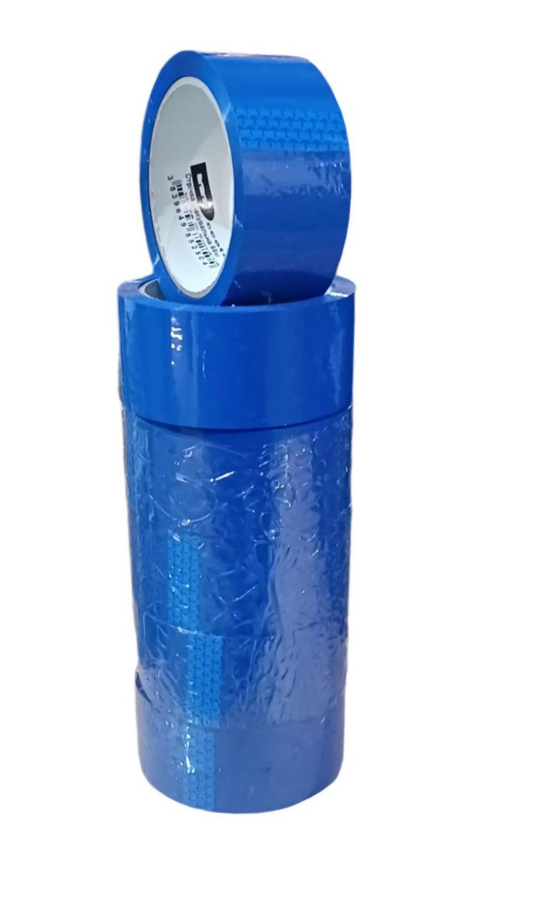 Скотч пакувальний DM кольоровий синій 66 м