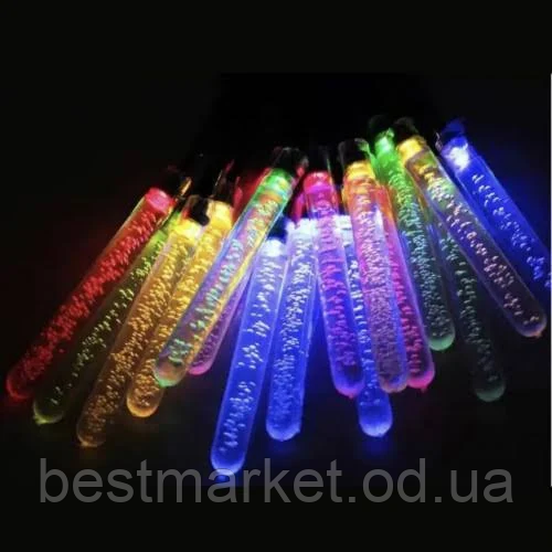 Гірлянда Бурульки 5 м, 20 LED RGB Мульти.