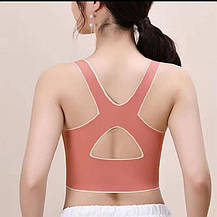 Бюстгальтер Спортивний Cross cut back underwear розмір XL, спортивний жіночий топ-майка, фото 6