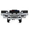 Дитячий електромобіль Toyota Land Cruiser Police з пультом р/у для дітей 3-8 років поліція Білий, фото 5