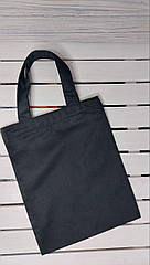 Чорний дитячий шопер, еко сумка для дитини, оригінальний шопер, торба на блискавці