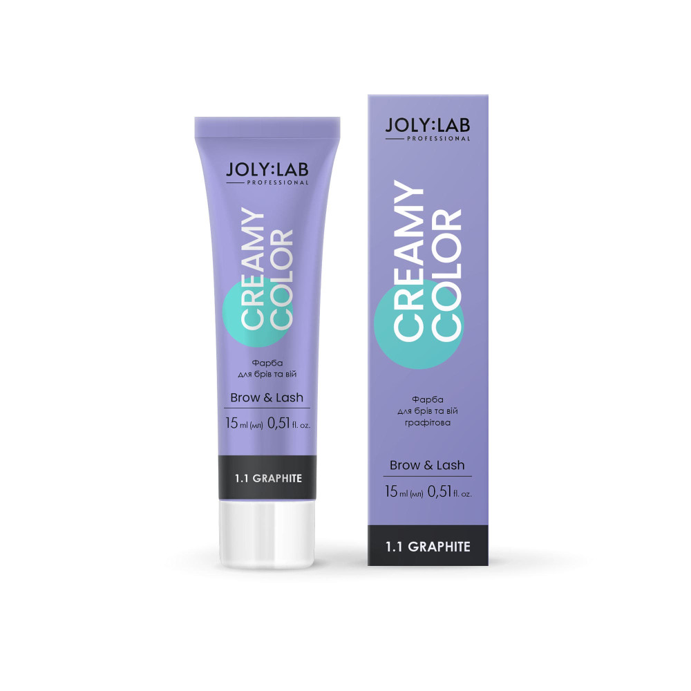 Фарба для брів та вій графітоваbJoly:Lab Creamy Color  15 мл