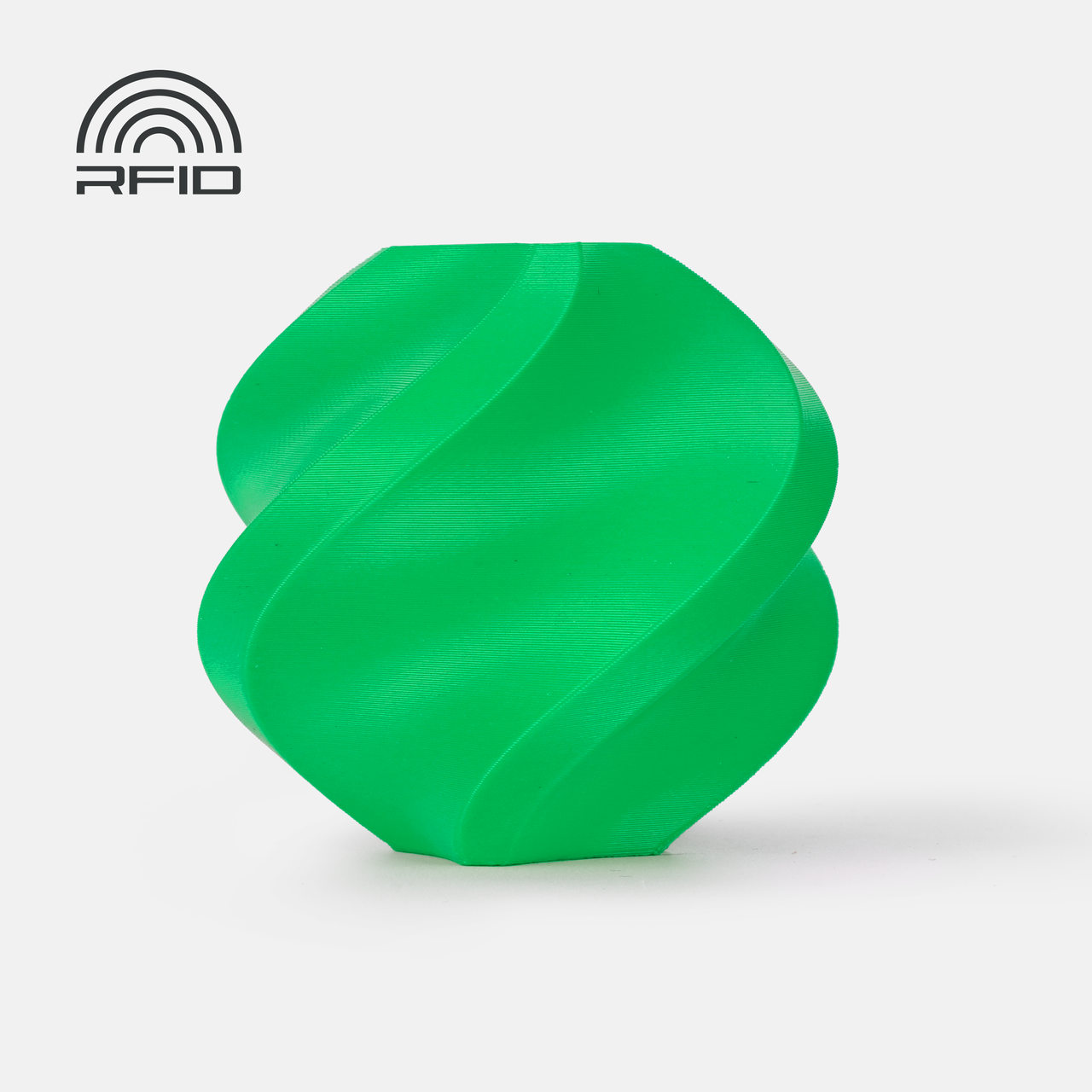 Пластик філамент для 3D-друку Bambu Lab ABS Green (40500), Reusable Spool, 1.75мм, 1кг, 398м, 240-270°C, Зелений